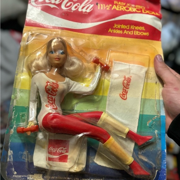 Coca-Cola Collectible Aerobic Doll Fully Jointed 11.5” vintage (x) - Picture 6 of 6